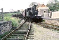 Vol 21: 1451 has just arrived at Hemyock on 27th October 1962 with one coach and empty milk tanks