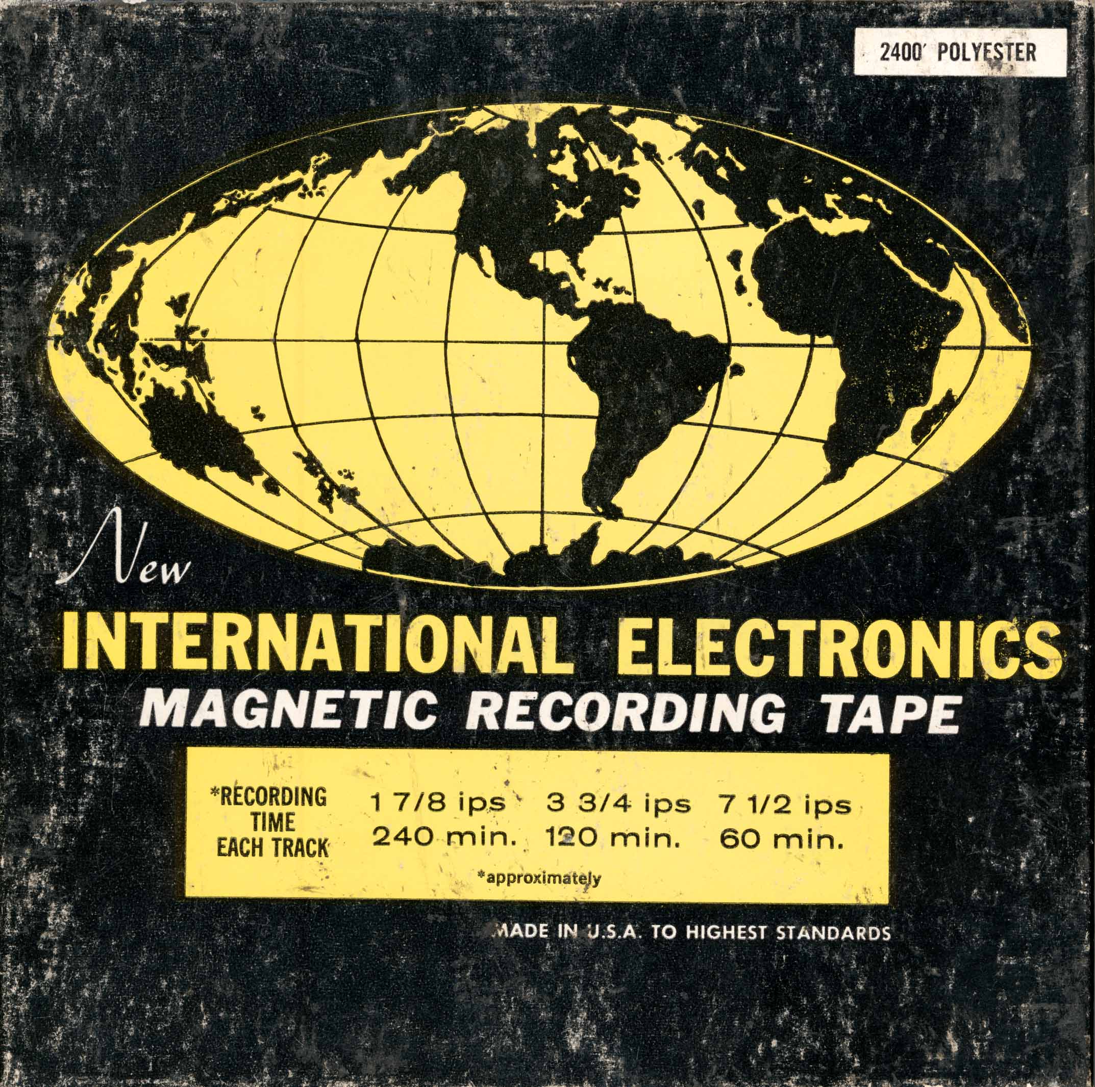 Tape - International Electronics 7", 2400 Feet.