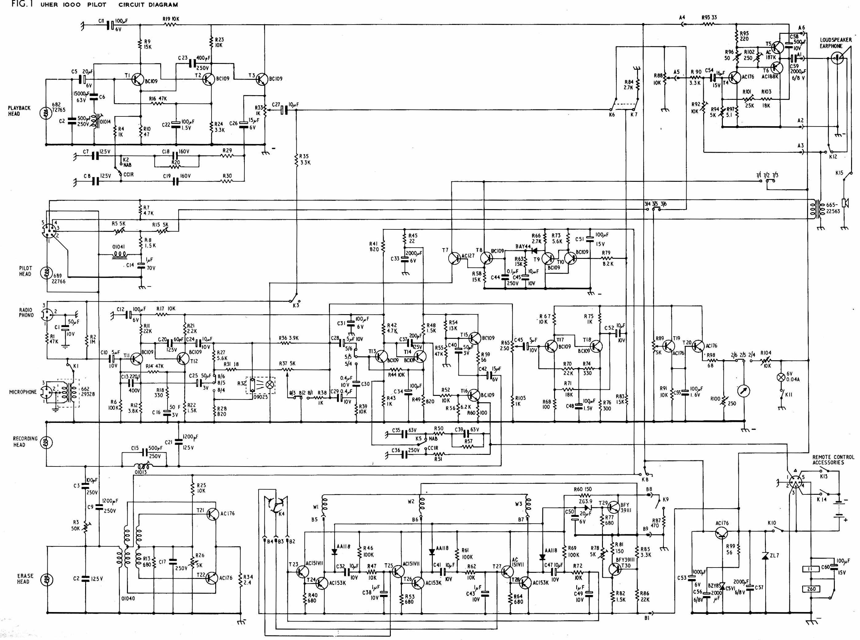 Uher - Circuit Diagram.