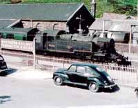Vol 3: 41210 at Torrington, 15th June 1963 - Jowett Javelin in the foreground